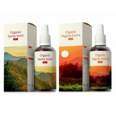 Organic Nigella Sativa oil + Organic Sacha Inchi oil 