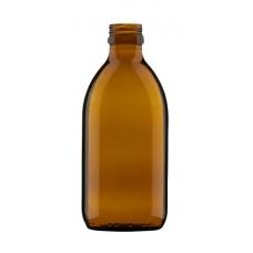 Hnedá  sklenená fľaška s uzáverom 250ml