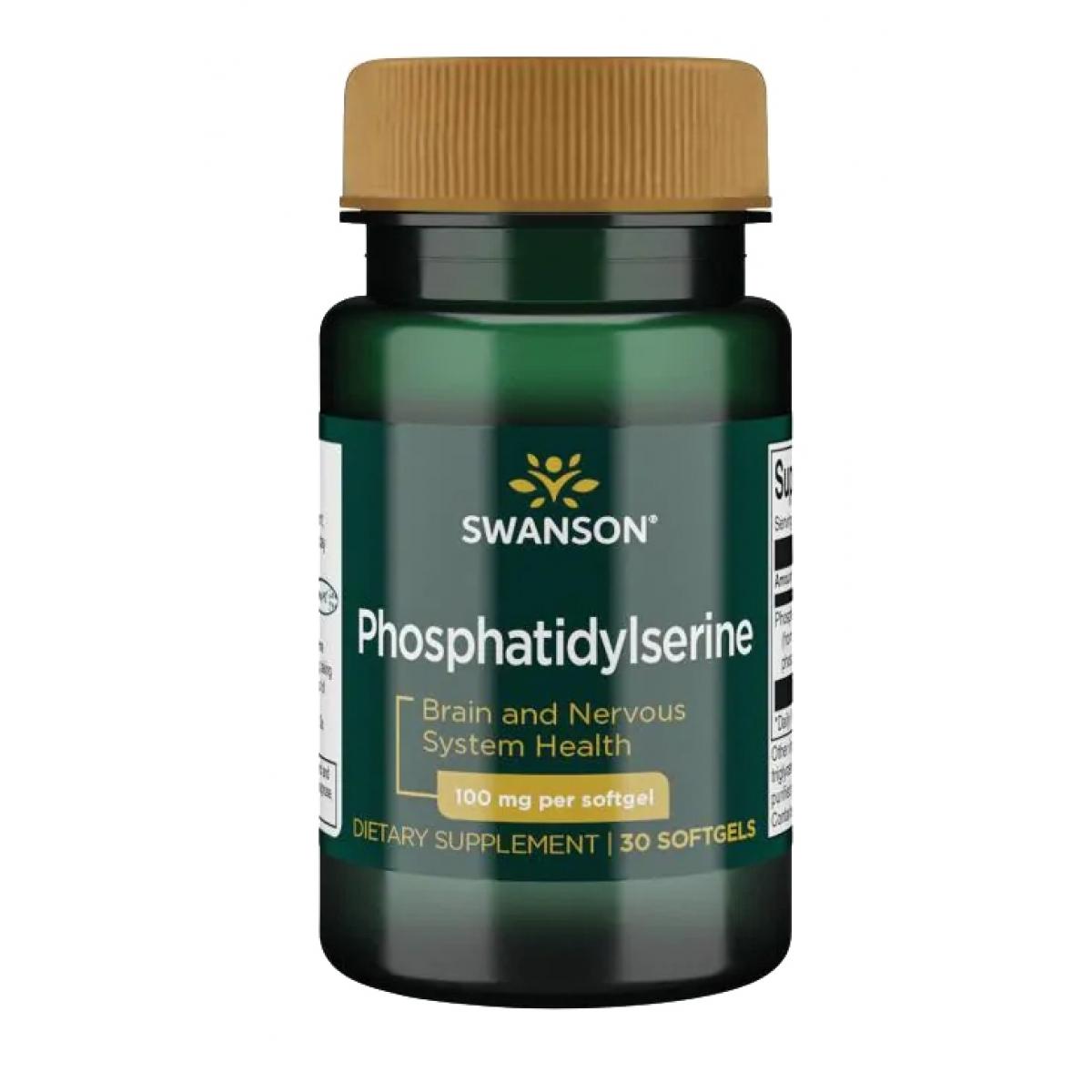Phosphatidylserine (Fosfatidylserín) 100mg, 30 kaps