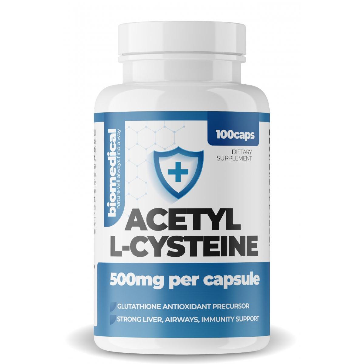 
            Acetyl L-cysteine 100 kaps