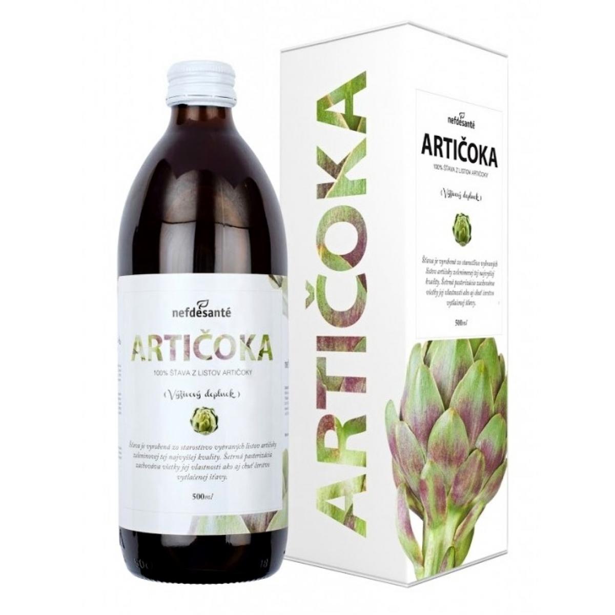 
            Artičoka - 100% šťava z listov - 500 ml - Nefdesanté