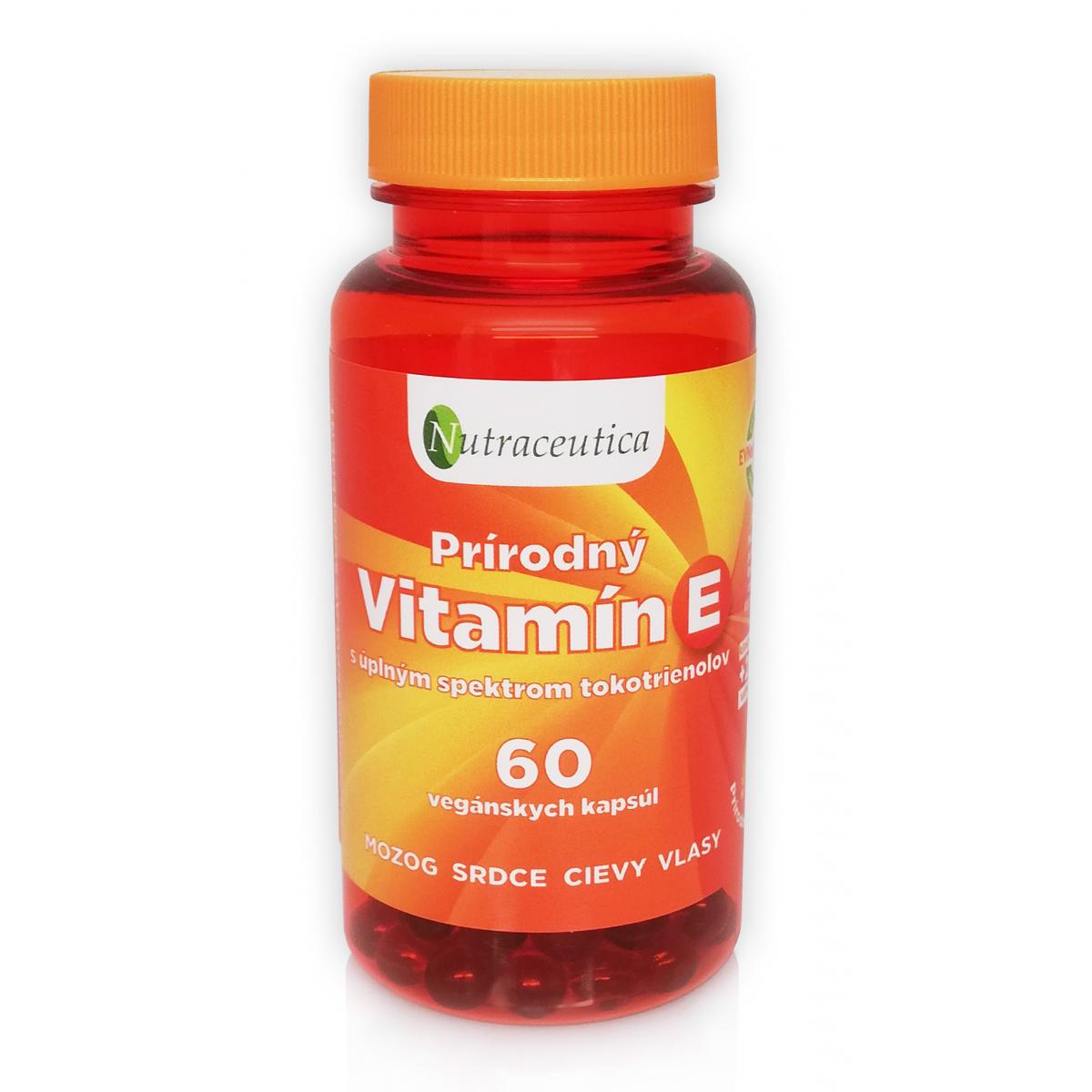 
            Prírodný vitamín E - 60 kapsúl
