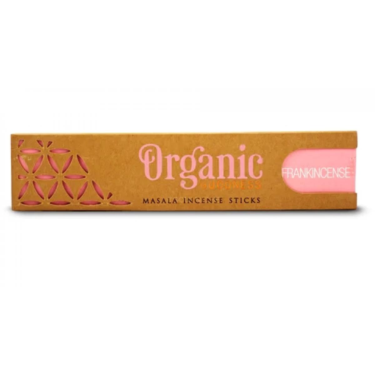 Vonné tyčinky Organic Frankincense 15g