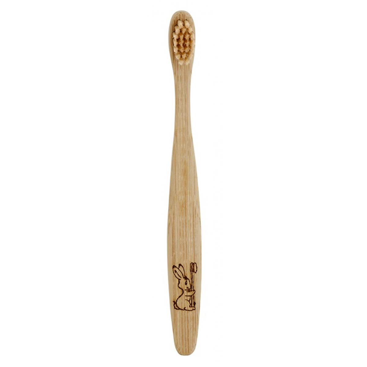 Zubná kefka Bamboo Junior detská bambusové štetiny mäkká