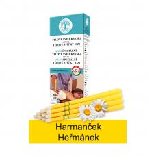 Telová sviečka Harmanček 10ks